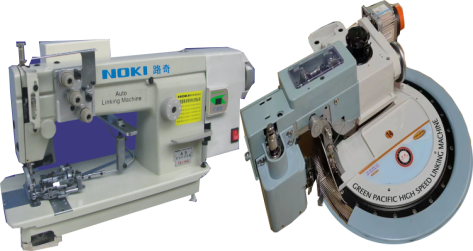 Noki Auto Linking Machine 1 set + Green PACIFIC High Speed Linking Machine 1 set (Combo)